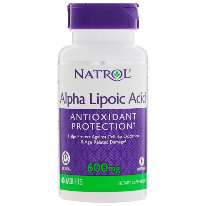 Natrol - Alpha Lipoic Acid 600mg - Time Release / 45 tabs